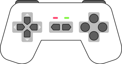 Gamepad White clipart