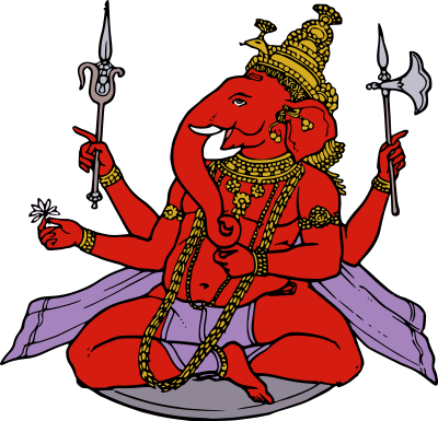 Ganesha - Colour clipart
