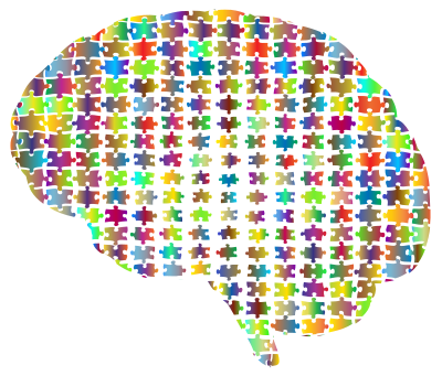 Gaps Brain Jigsaw Puzzle Prismatic clipart