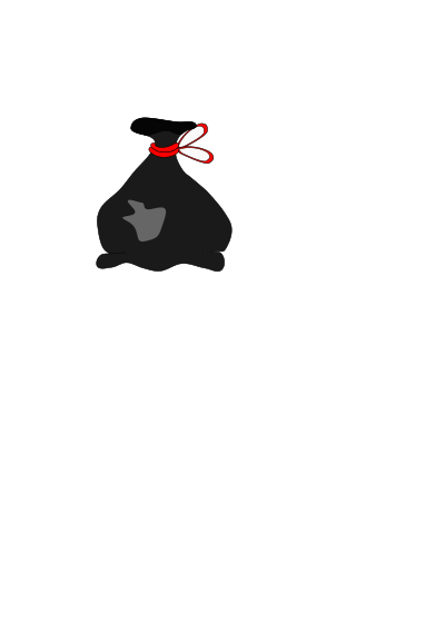 Garbage bag clipart