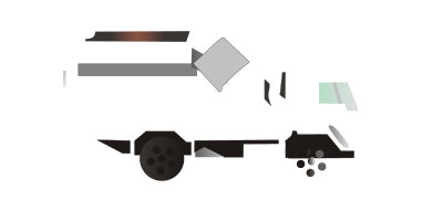 Garbage truck clipart