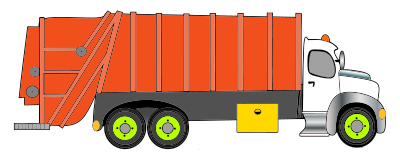 Garbage Truck clipart