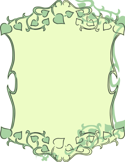 Garden page clipart