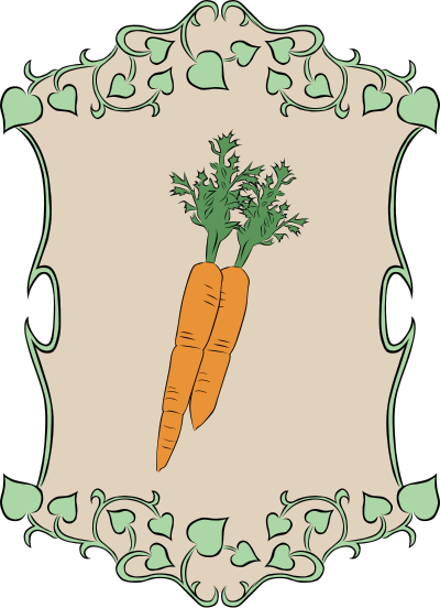 Garden Sign Carrots clipart