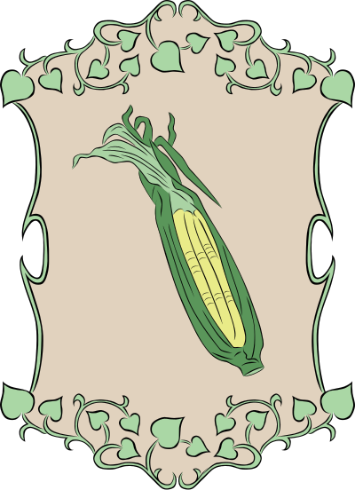 Garden Sign Corn clipart
