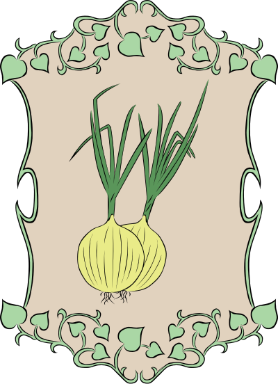 Garden Sign Onion clipart