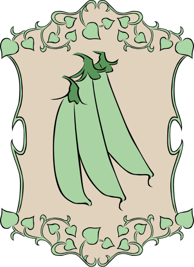 Garden Sign Peas clipart