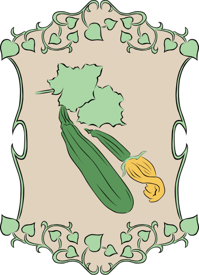 Garden Sign Zucchini clipart