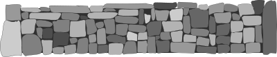 Gardenwall untidy clipart