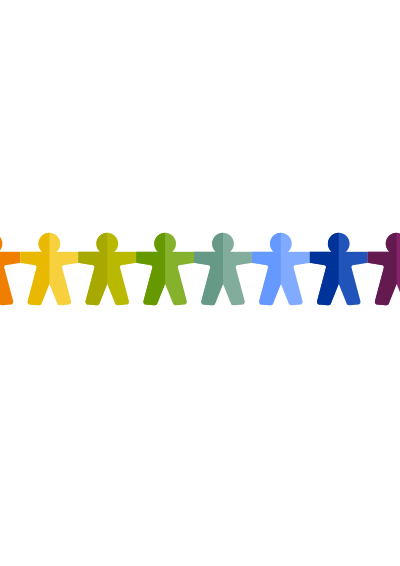 Garland of friends by Rones clipart