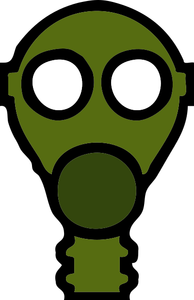 Gas mask clipart