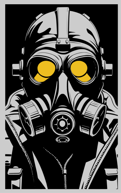 Gas mask clipart