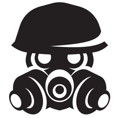Gas mask silhouette clip art clipart