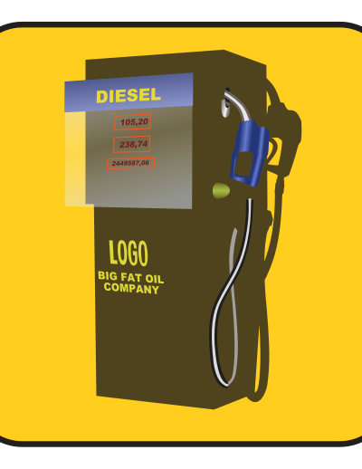 Gas pump clipart