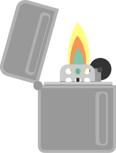Gasoline Lighter clipart