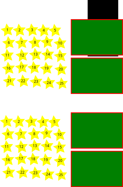 Gathing for magic counter clipart