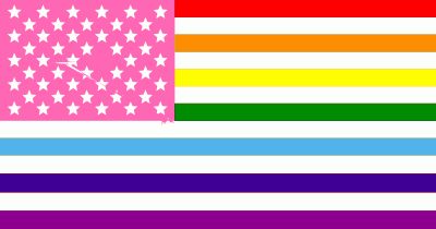 Gay American Flag clipart