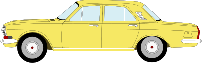 GAZ-24 Volga clipart