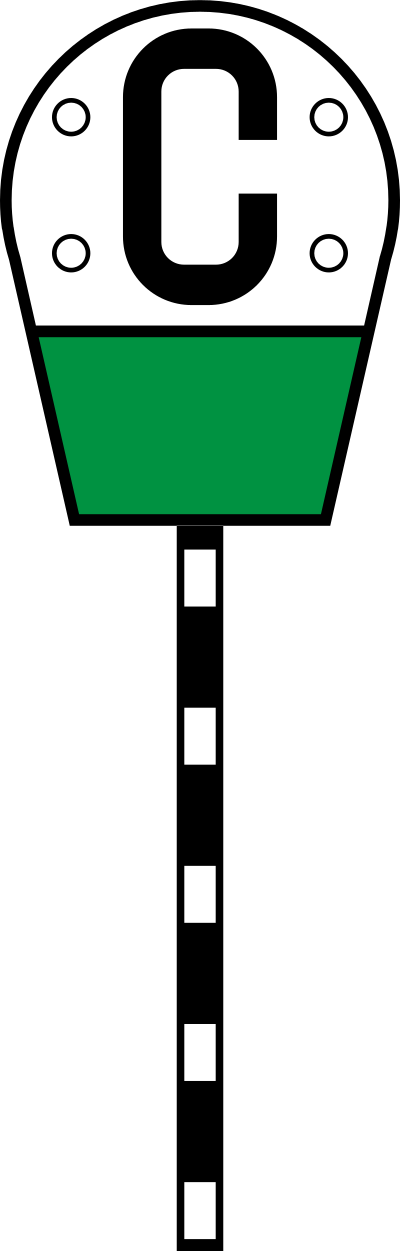 (GD-08) sign "permanent warning sign of the filing of a whistle" clipart