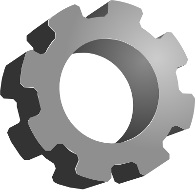 Gear 3D clipart
