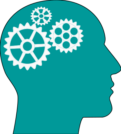 Gear Head Man clipart