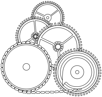 gears in 2D clipart
