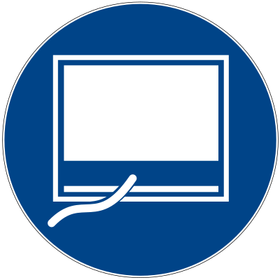 Gebotszeichen Abzug clipart