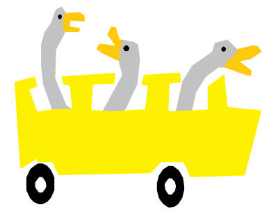 Geese Bus refixed clipart