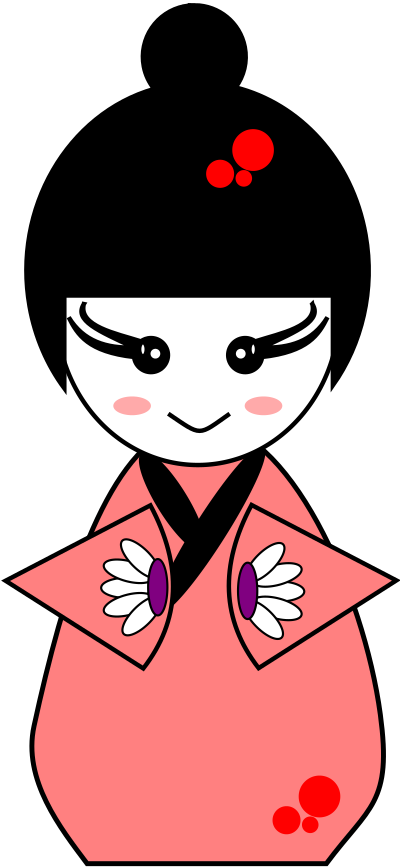 Geisha Doll clipart
