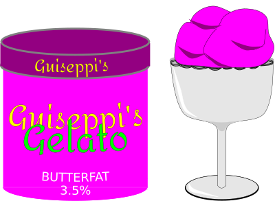 Gelato clipart