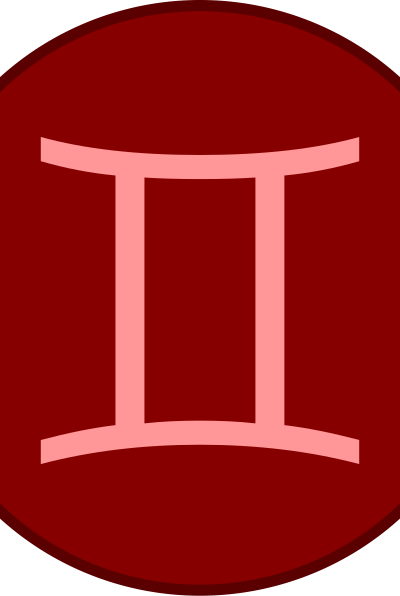 Gemini symbol clipart