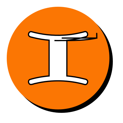 Gemini symbol 3 clipart