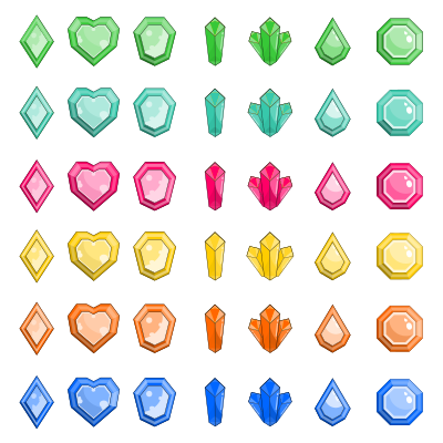 Gems clipart