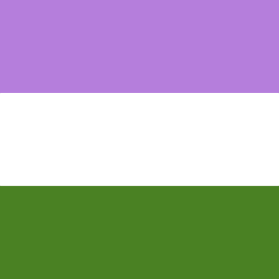 Genderqueer nonbinary pride flag square profile picture clipart