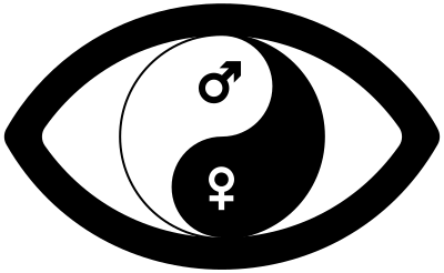Genders Yin Yang Eye clipart