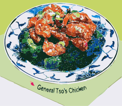 General Tso's Chicken clipart