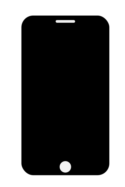 Generic Android Phone Edge rounded clipart