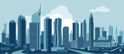 Generic Cityscape 6 clipart