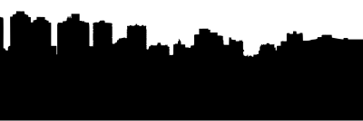 Generic Cityscape Silhouette 5 clipart