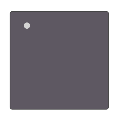 Generic QFN-32 / QFP-32 SMD IC clipart