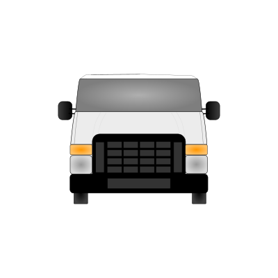 Generic White Van clipart
