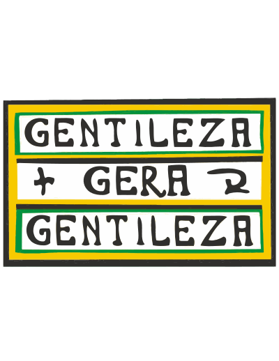 Gentileza wall writing 02A clipart