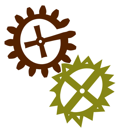Geocaching gears clipart