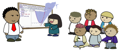 GeoGebra with interactive excercises clipart