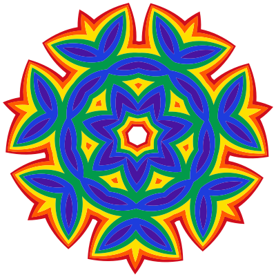Geometric Blossom 2 clipart