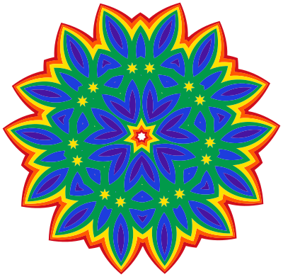 Geometric Blossom clipart