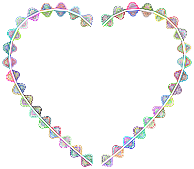 Geometric Braces Heart clipart