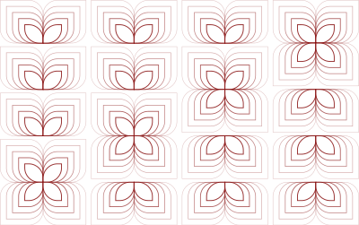 Geometric butterfly pattern clipart