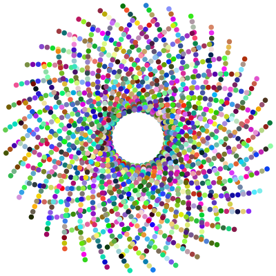 Geometric Circles Design 2 clipart