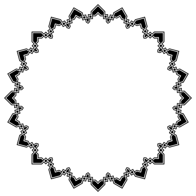 Geometric Corner Multiplied 4 clipart